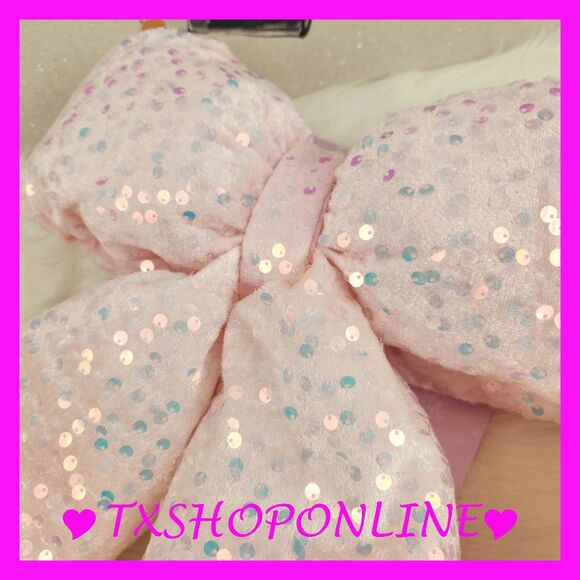 🎄🎀2 Pink sparkling big bow christmas decoration🎀🎄 - Picture 3 of 7